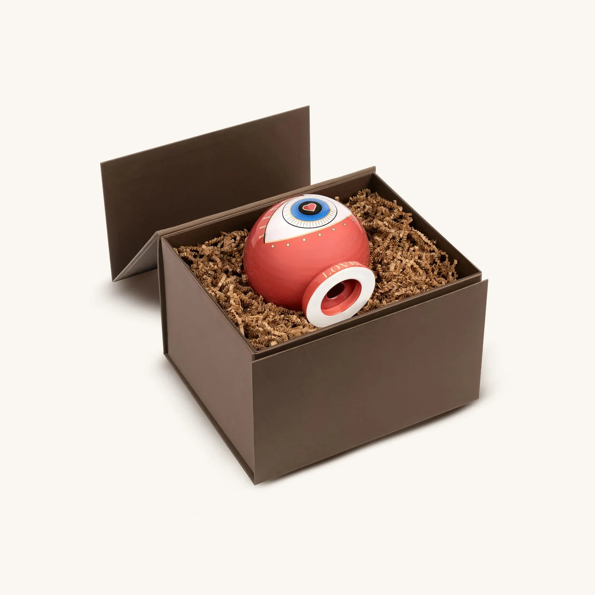 Power of Love Evil Eye Heart Statue