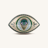 Protective Abundance Evil Eye Ceramic Wall Blessing