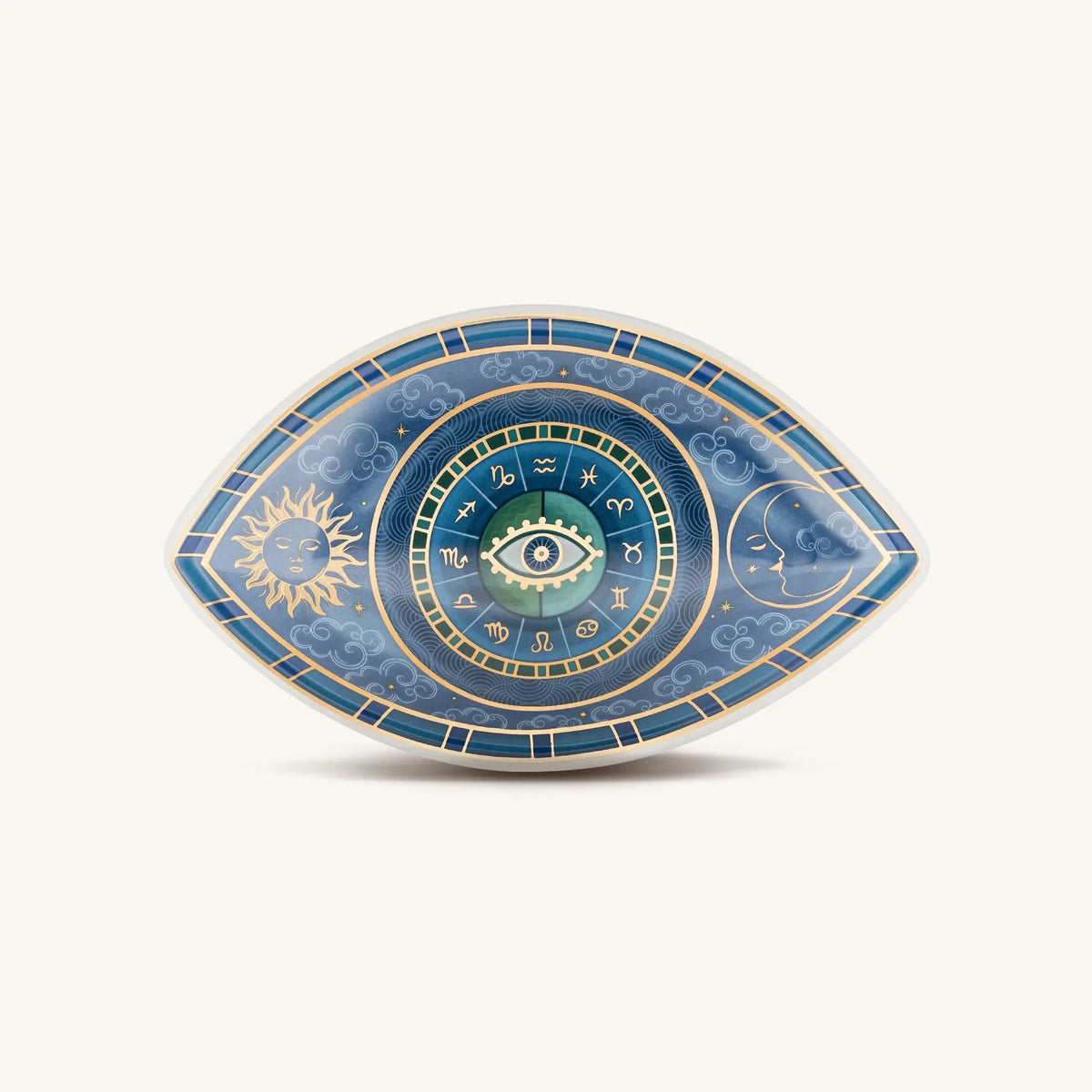 Celestial Unity Evil Eye Ceramic Wall Blessing
