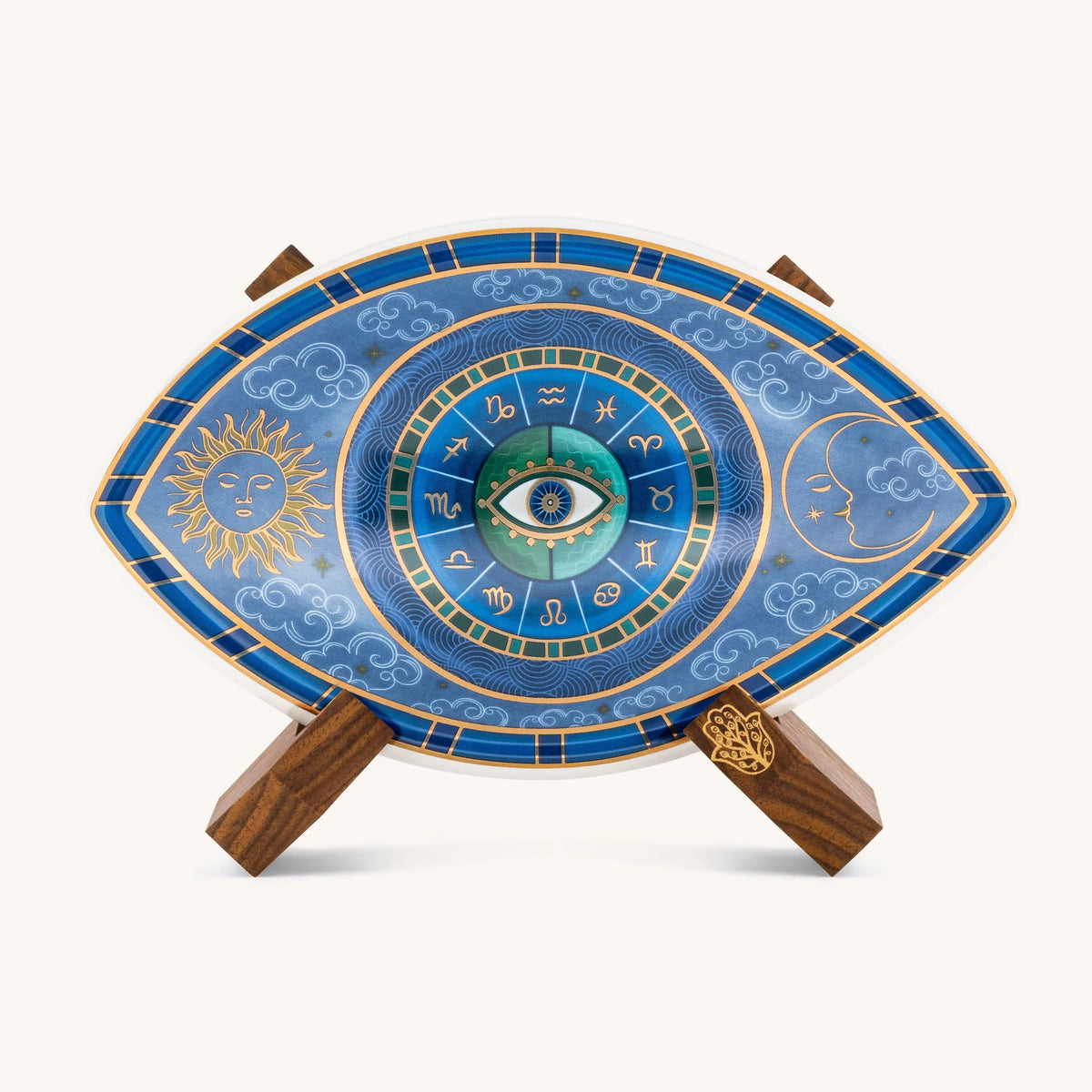 Celestial Unity Evil Eye Ceramic Wall Blessing