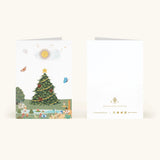 Gifted Abundance Christmas Greeting Card