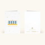 Illuminated Joy Hanukkah Greeting Card