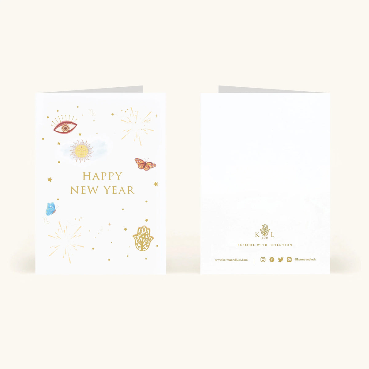 Fresh Start New Year Greeting Card