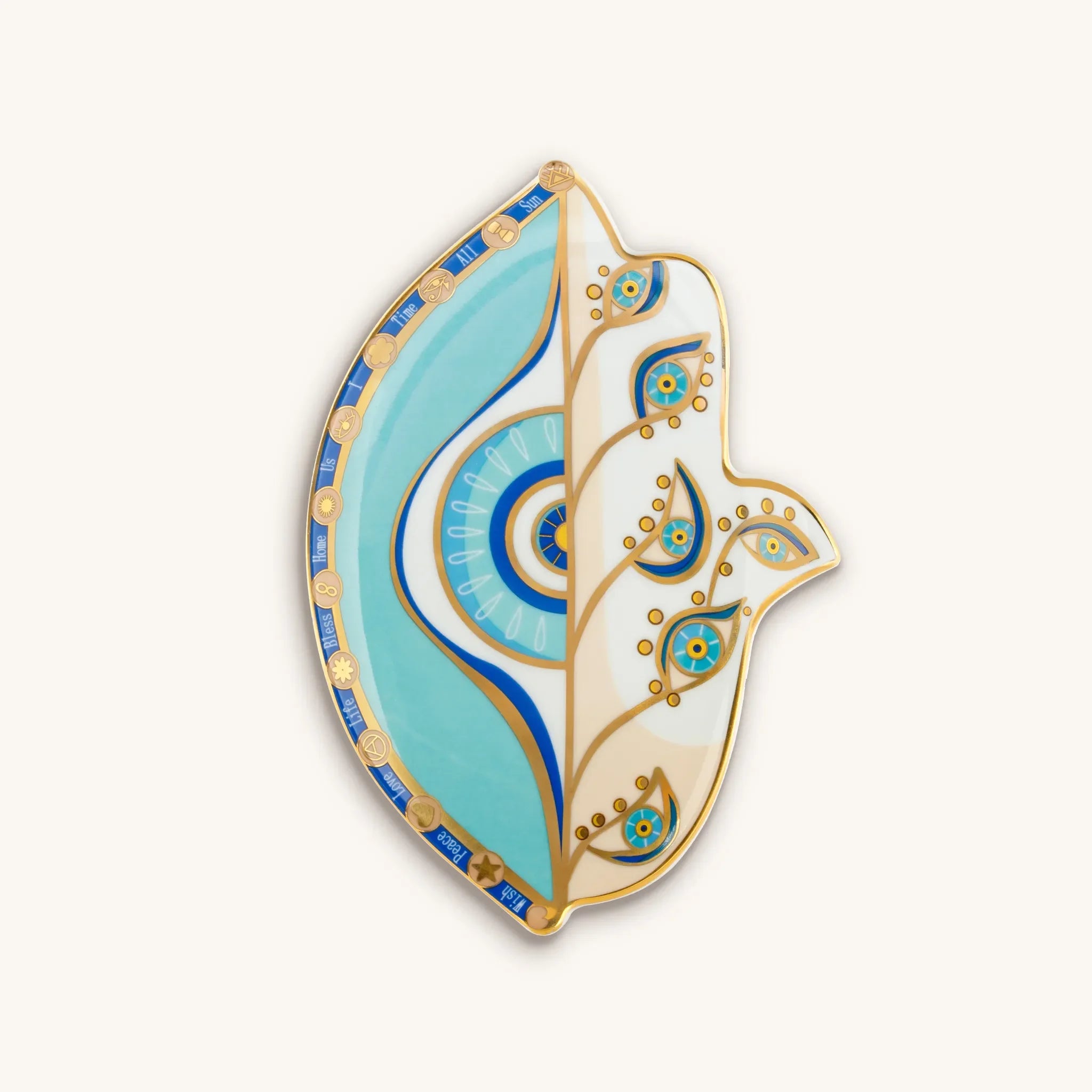 Reside in Protection Hamsa Plate