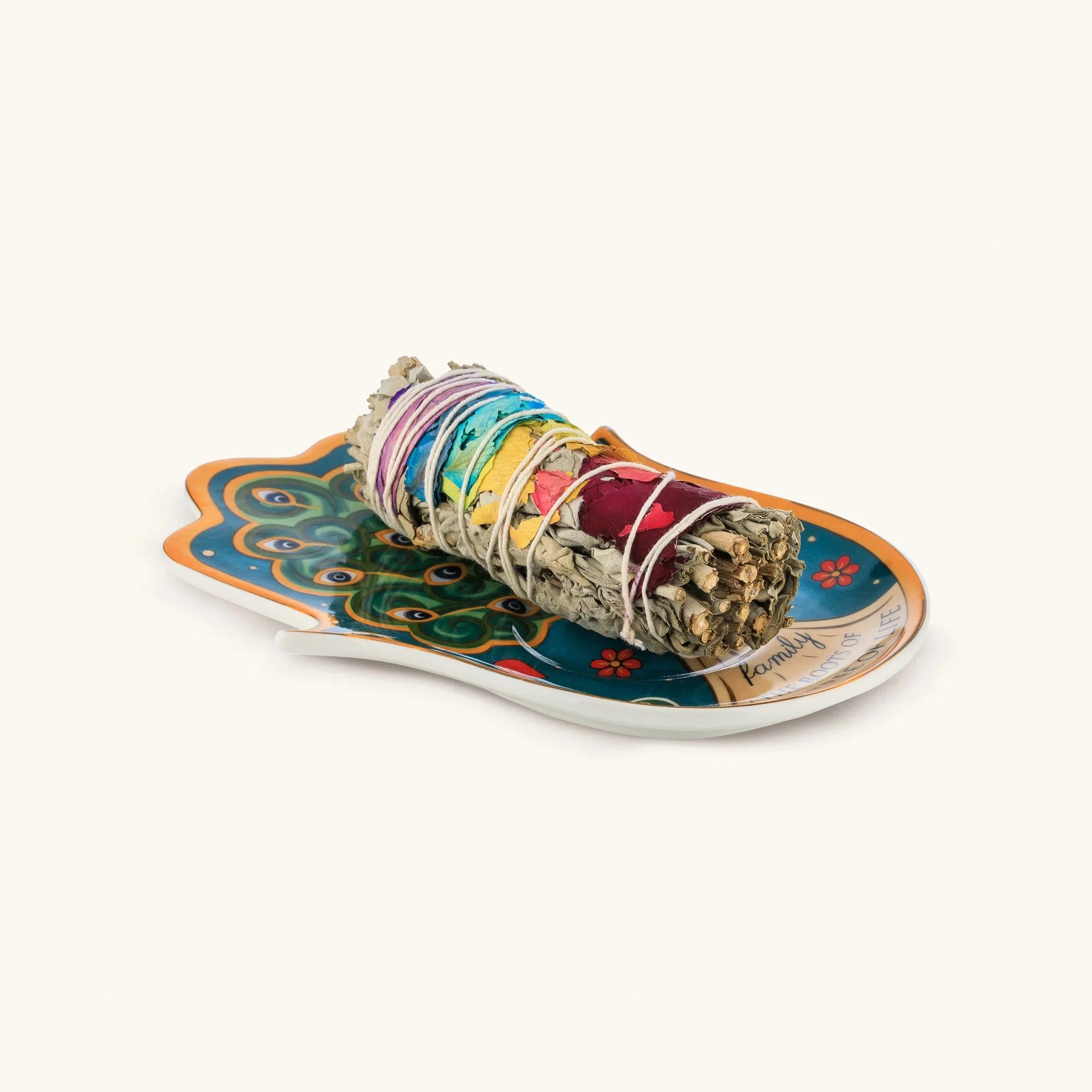 Spiritual Growth Hamsa Plate