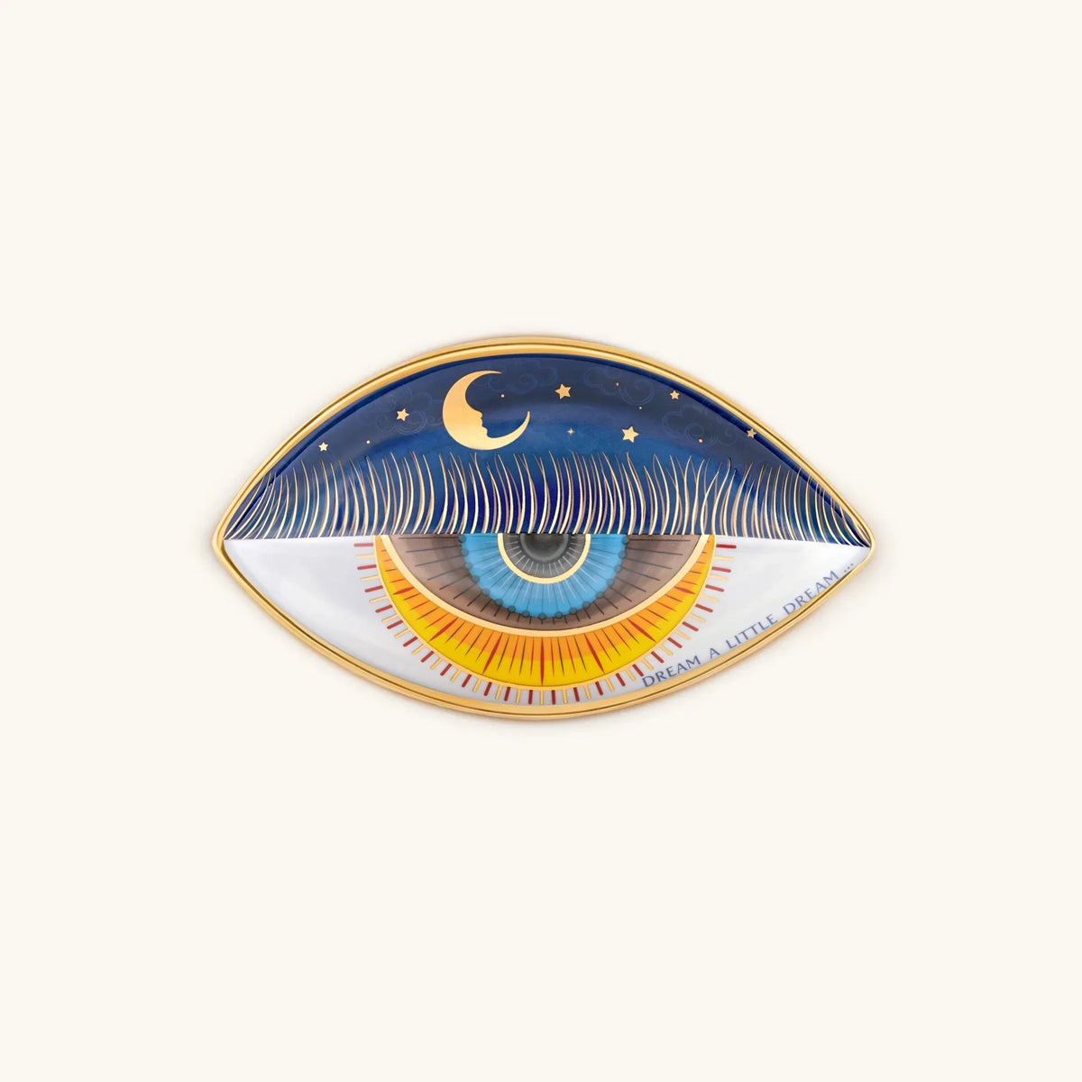 Nocturnal Peace - Evil Eye Ceramic Plate
