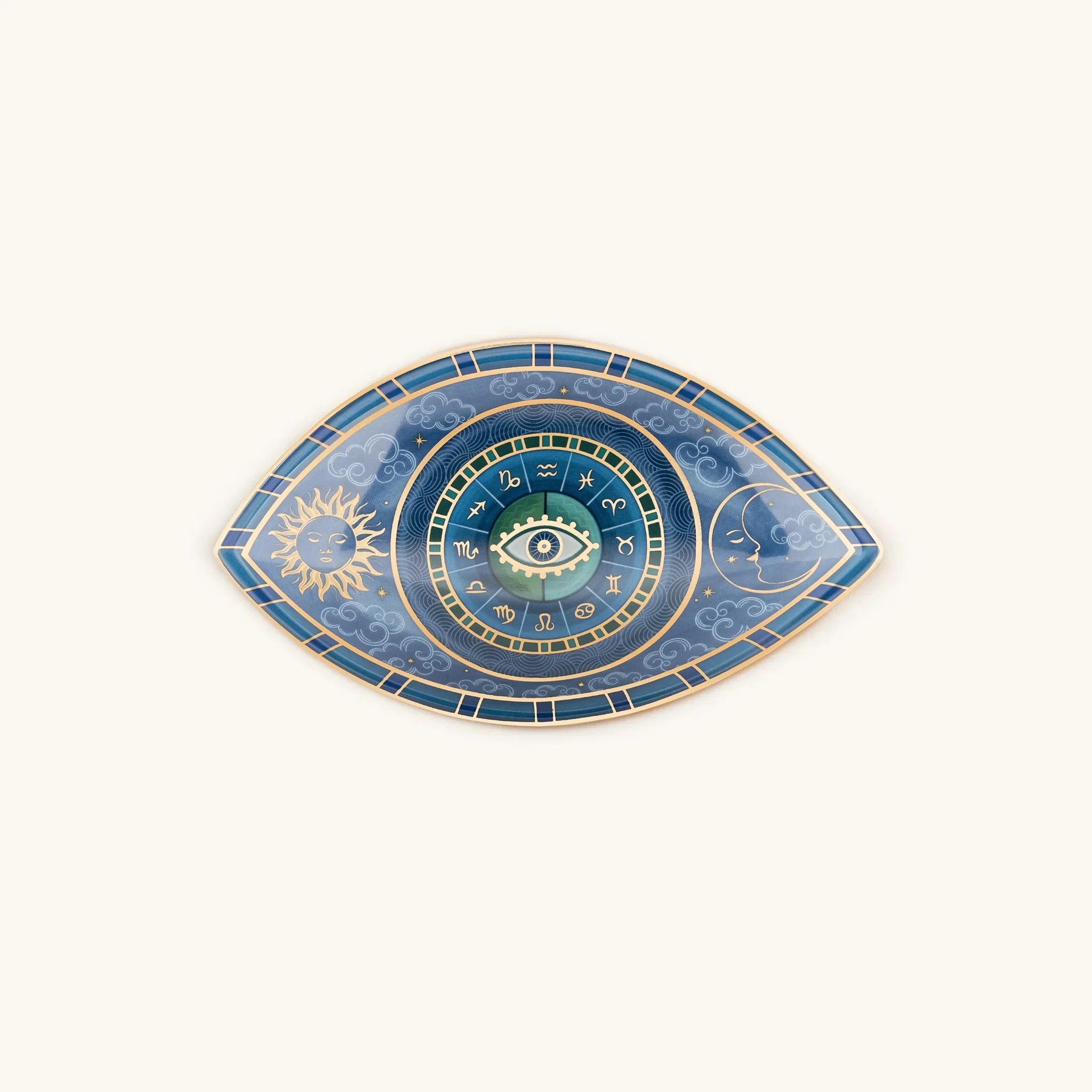 Celestial Unity Evil Eye Ceramic Plate