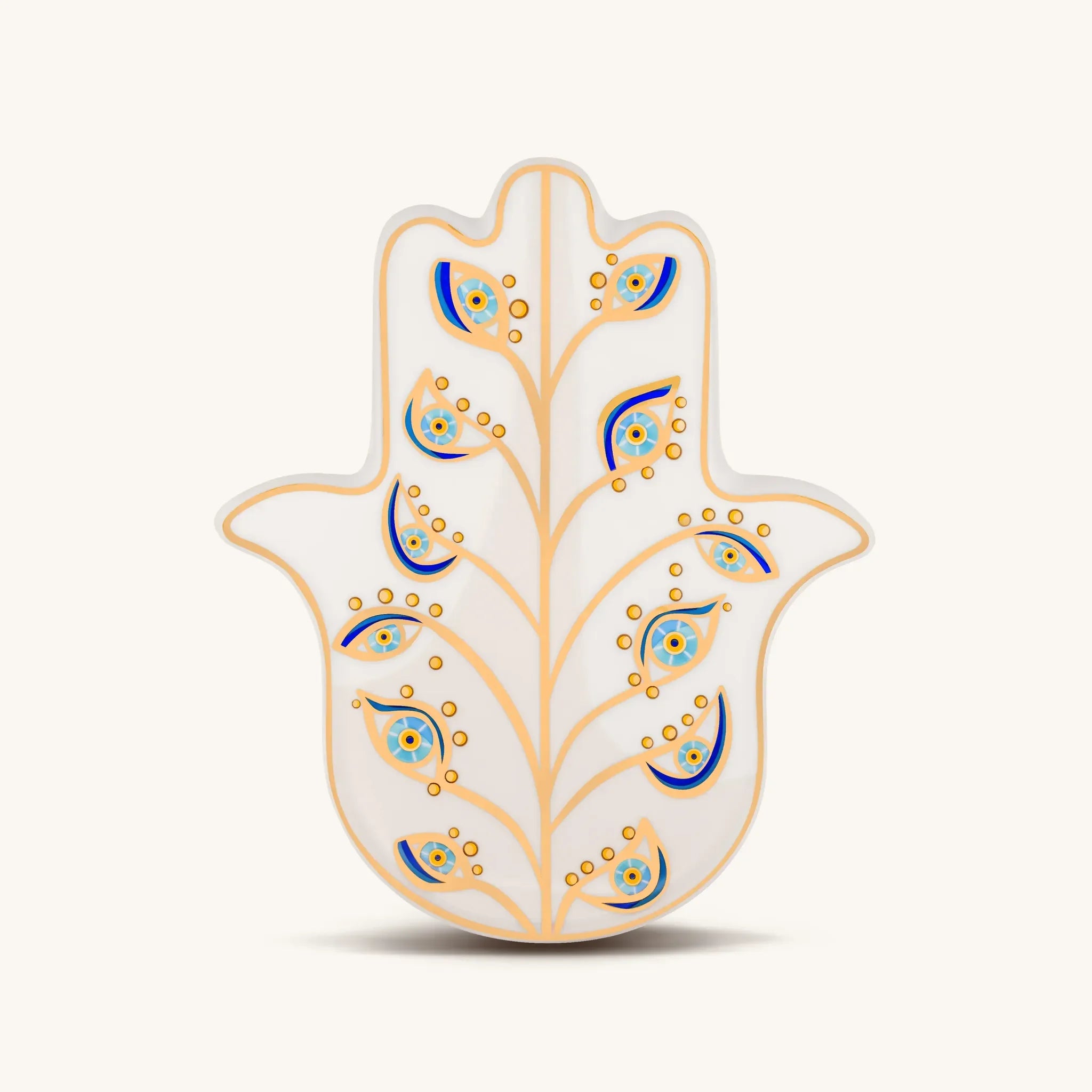 Illuminated Protection - Hamsa Wall Blessing
