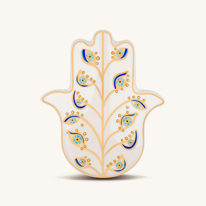 Illuminated Protection - Hamsa Wall Blessing