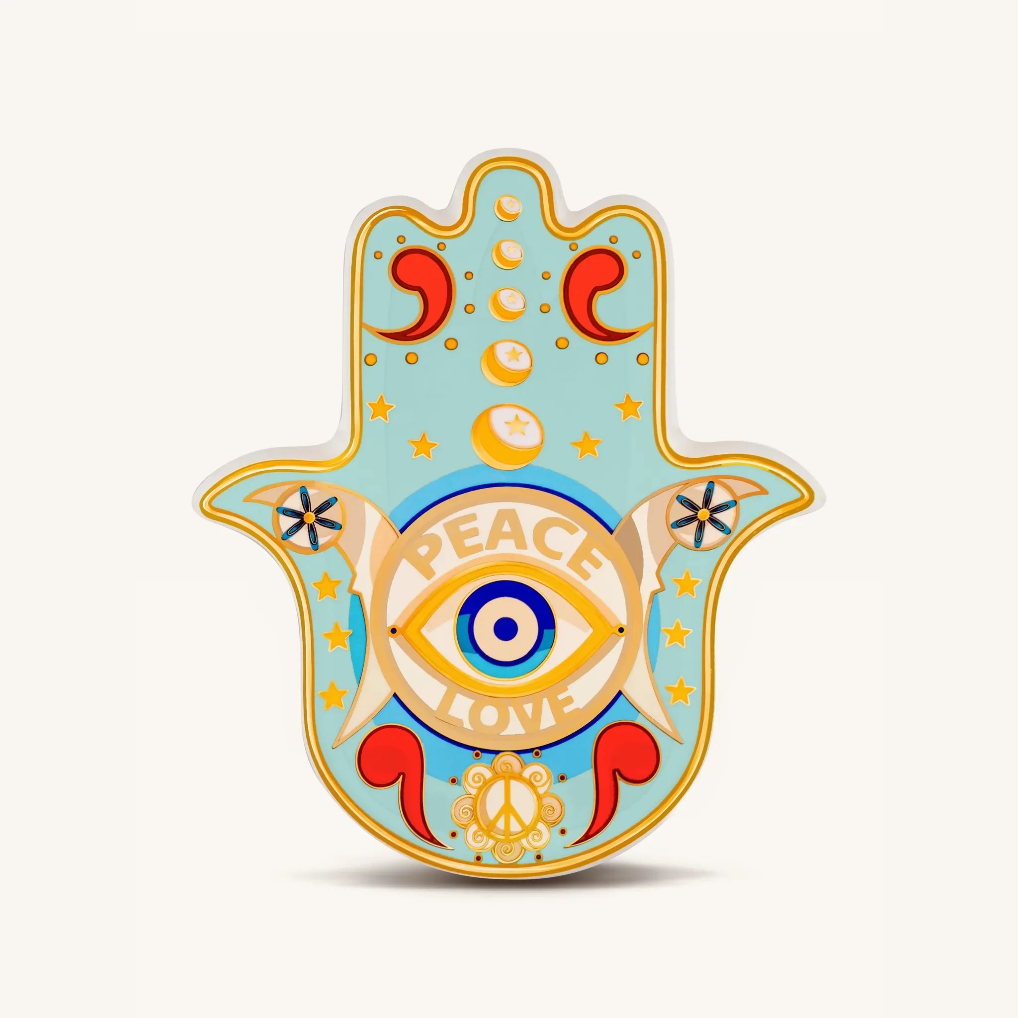 Peace & Love - Hamsa Wall Blessing