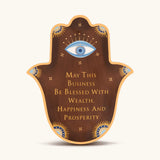 Prosperous Pursuits Ceramic Large Hamsa Wall Blessing