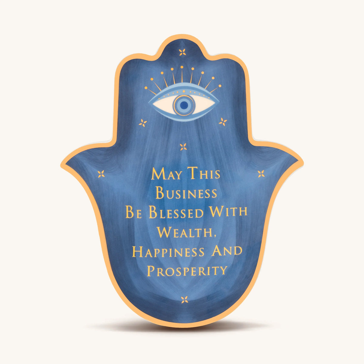 Abundant Ambitions Ceramic Large Hamsa Wall Blessing