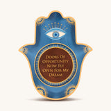 Flourishing Growth Ceramic Large Hamsa Wall Blessing