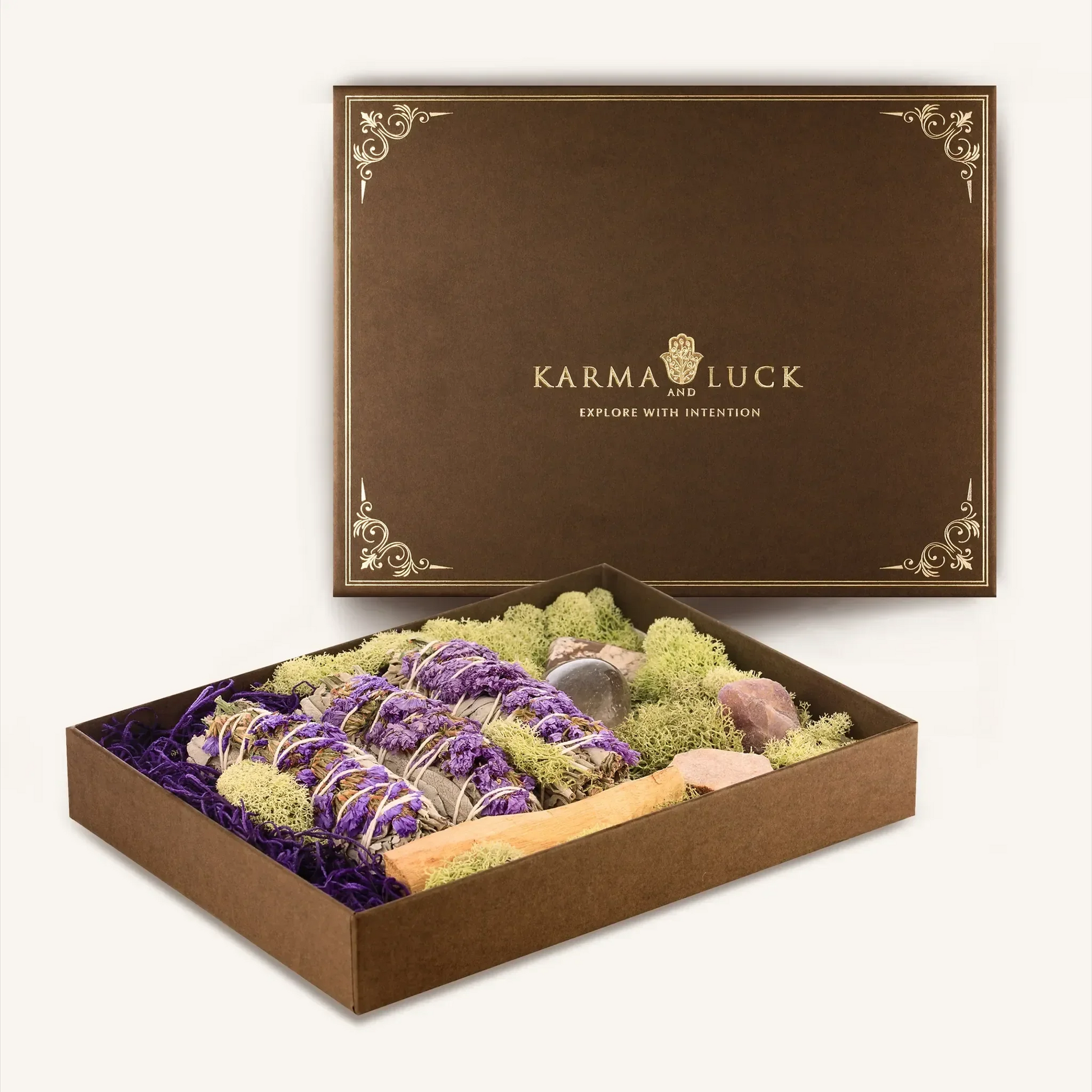 Karma and Luck  Home Decor  -  Lavender Sage Set