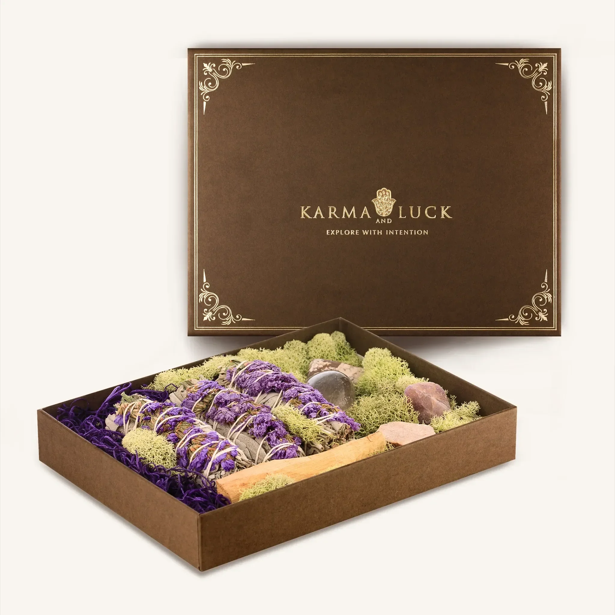 Karma and Luck  Home Decor  -  Lavender Sage Set