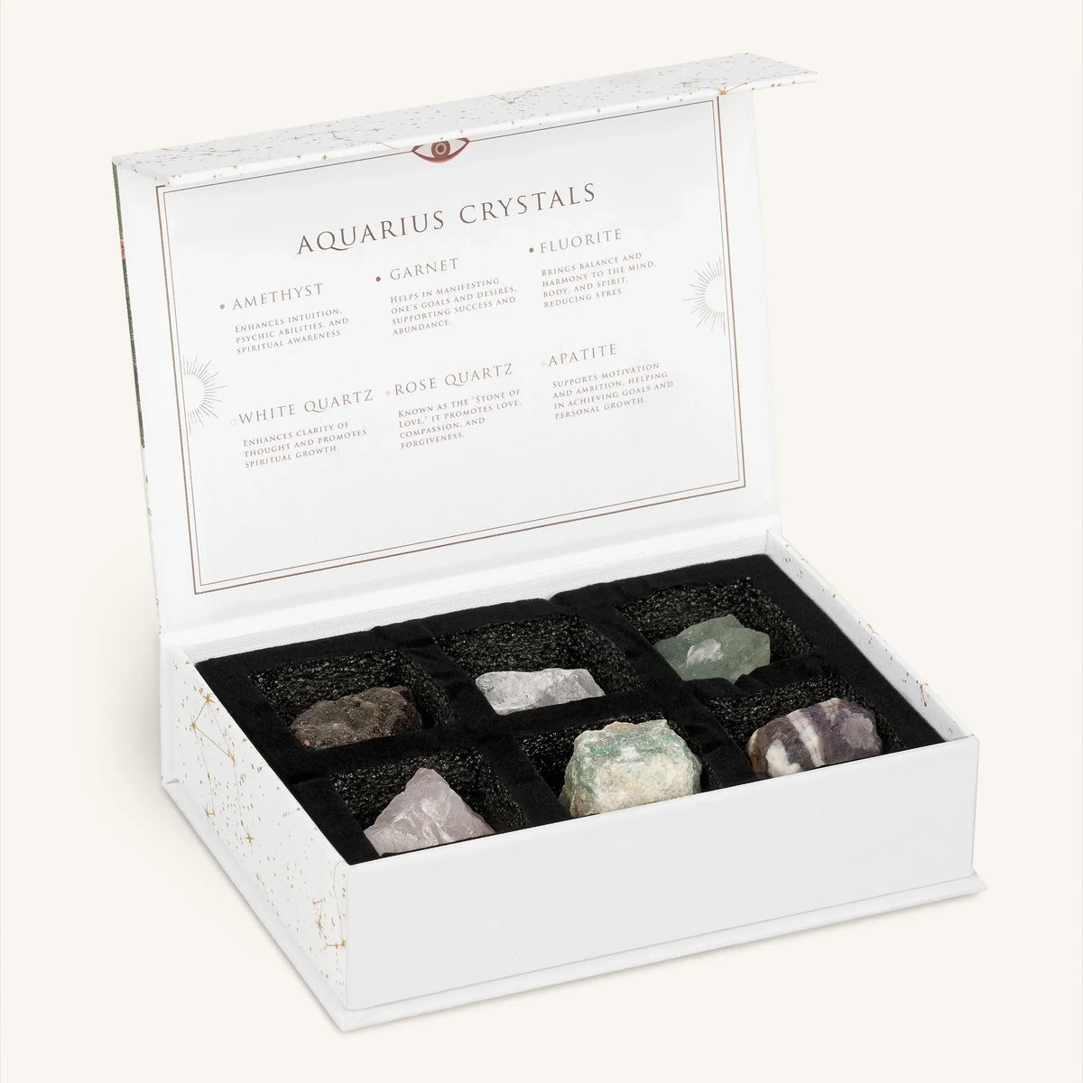 Innovative Balance Aquarius Zodiac Crystal Box