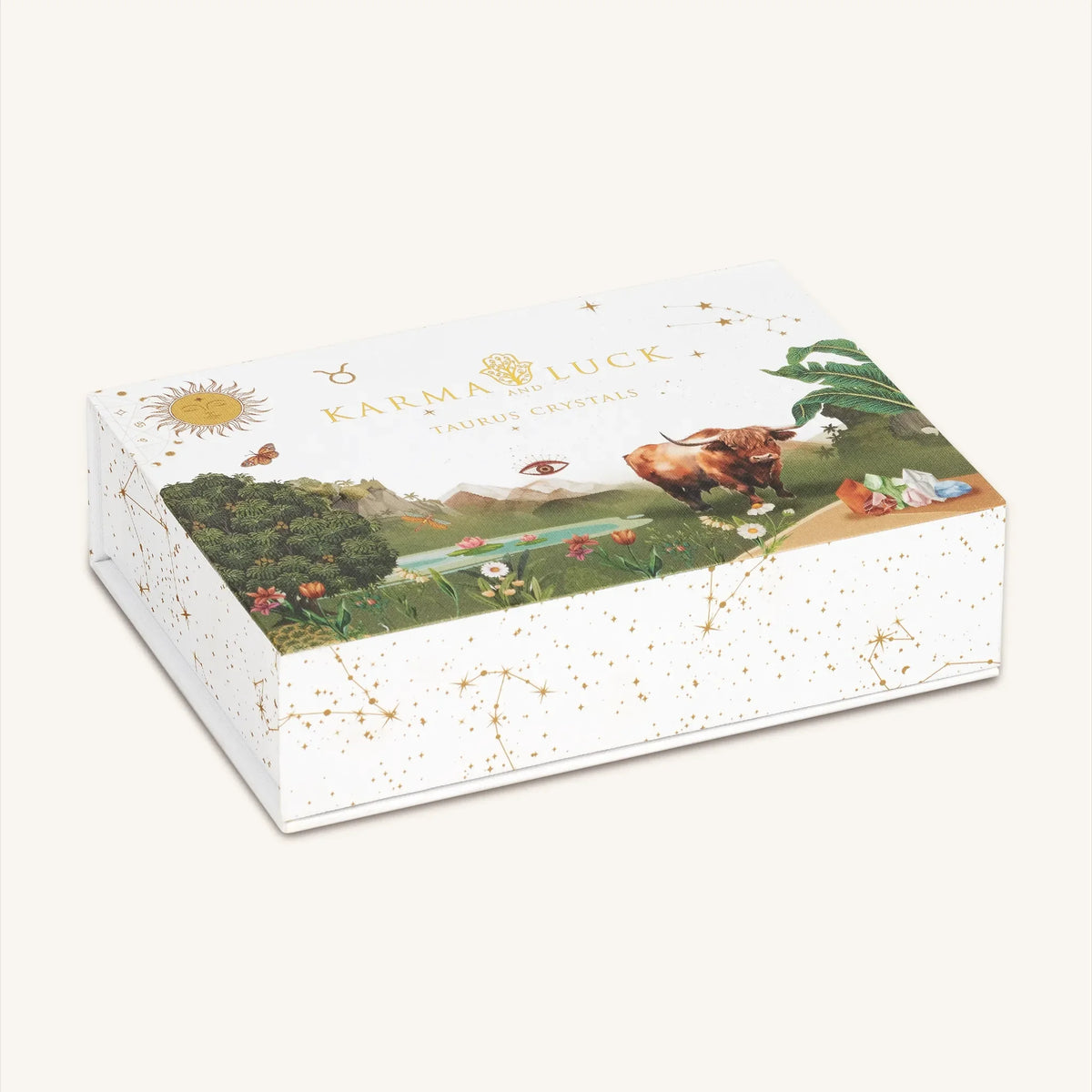 Grounded in Serenity Taurus Zodiac Crystal Box