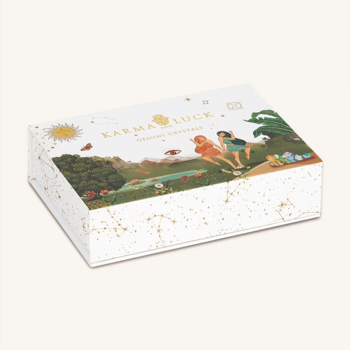 Playful Charisma Gemini Zodiac Crystal Box