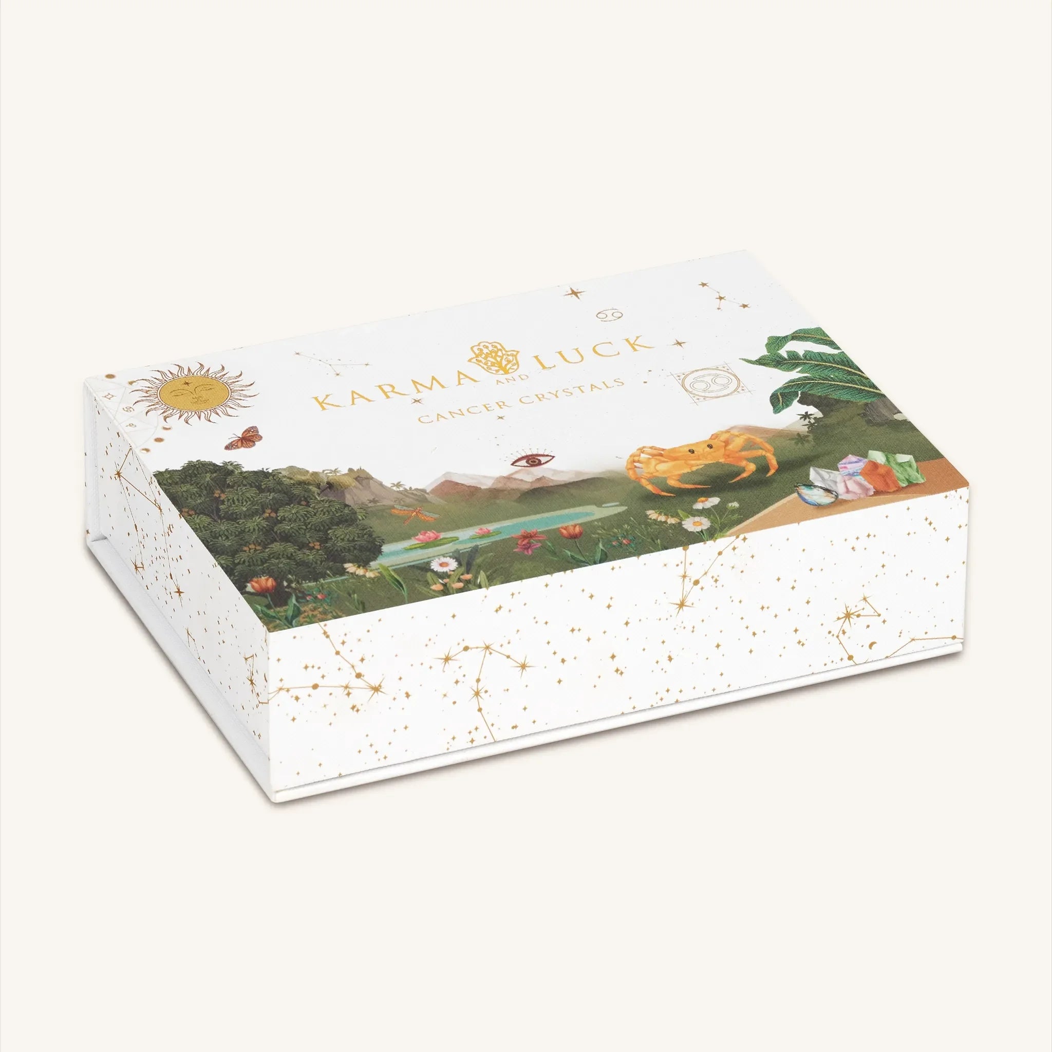 Intuitive Compassion Cancer Zodiac Crystal Box