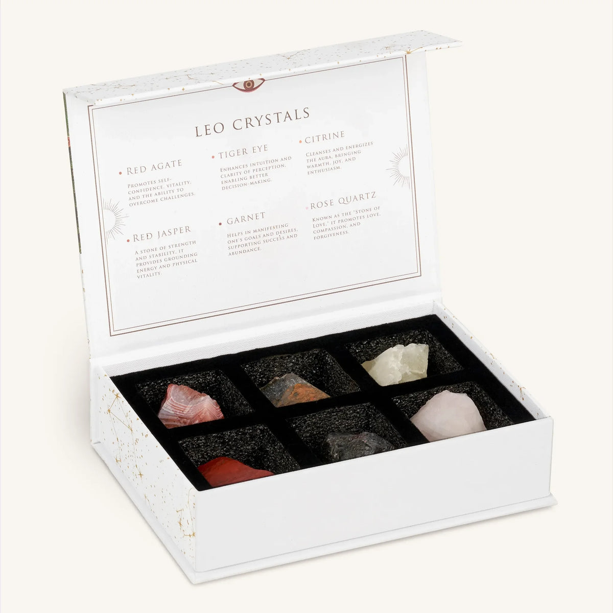 Bold Ambition Leo Zodiac Crystal Box