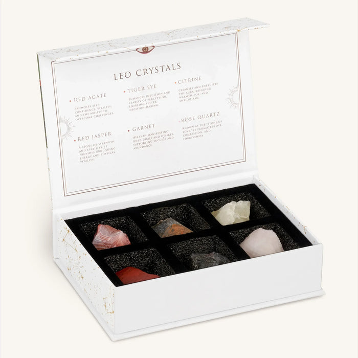 Bold Ambition Leo Zodiac Crystal Box