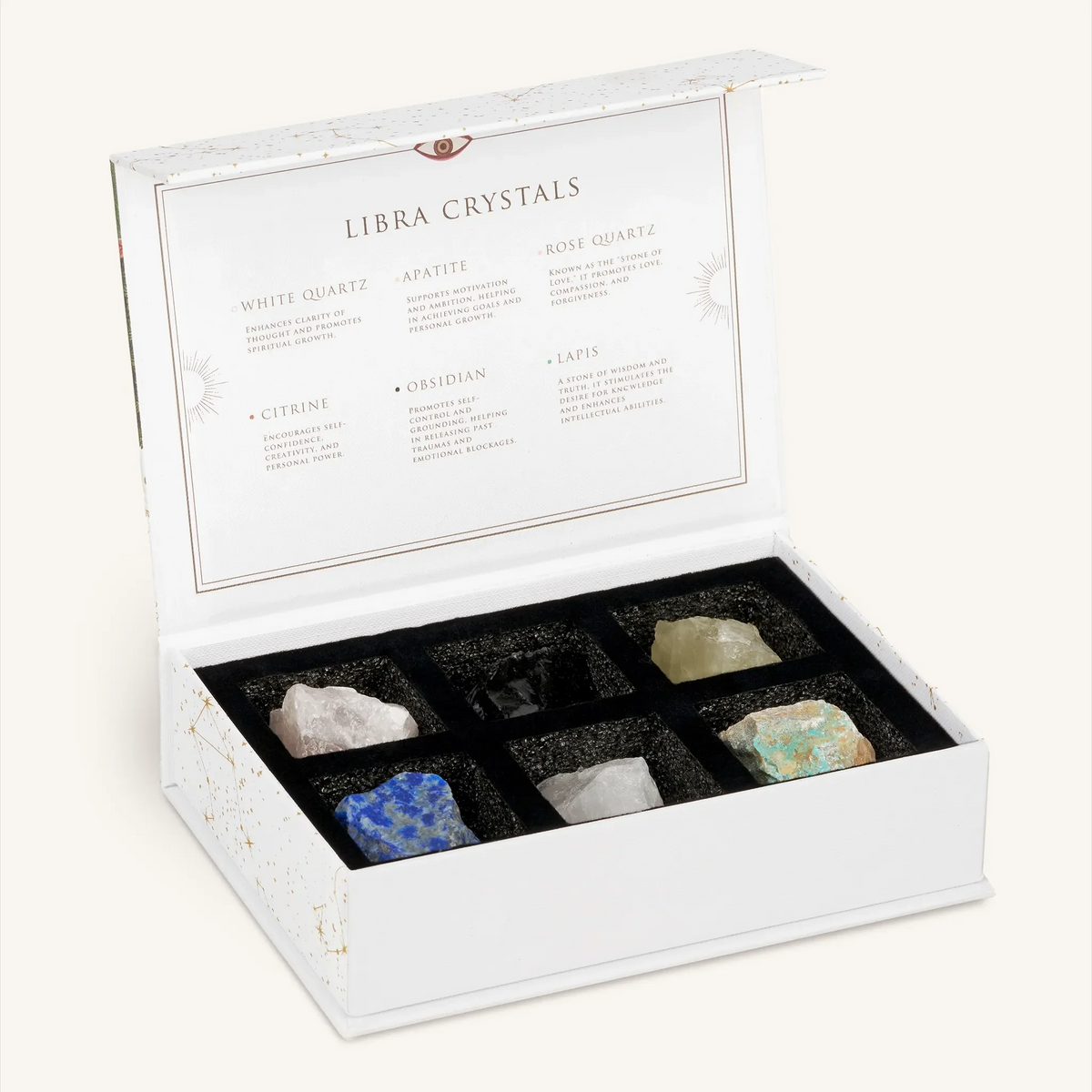 Charming Pacifist Libra Zodiac Crystal Box