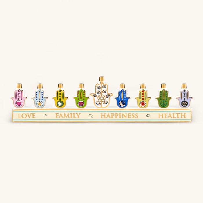 Sacred Traditions - Hamsa Menorah