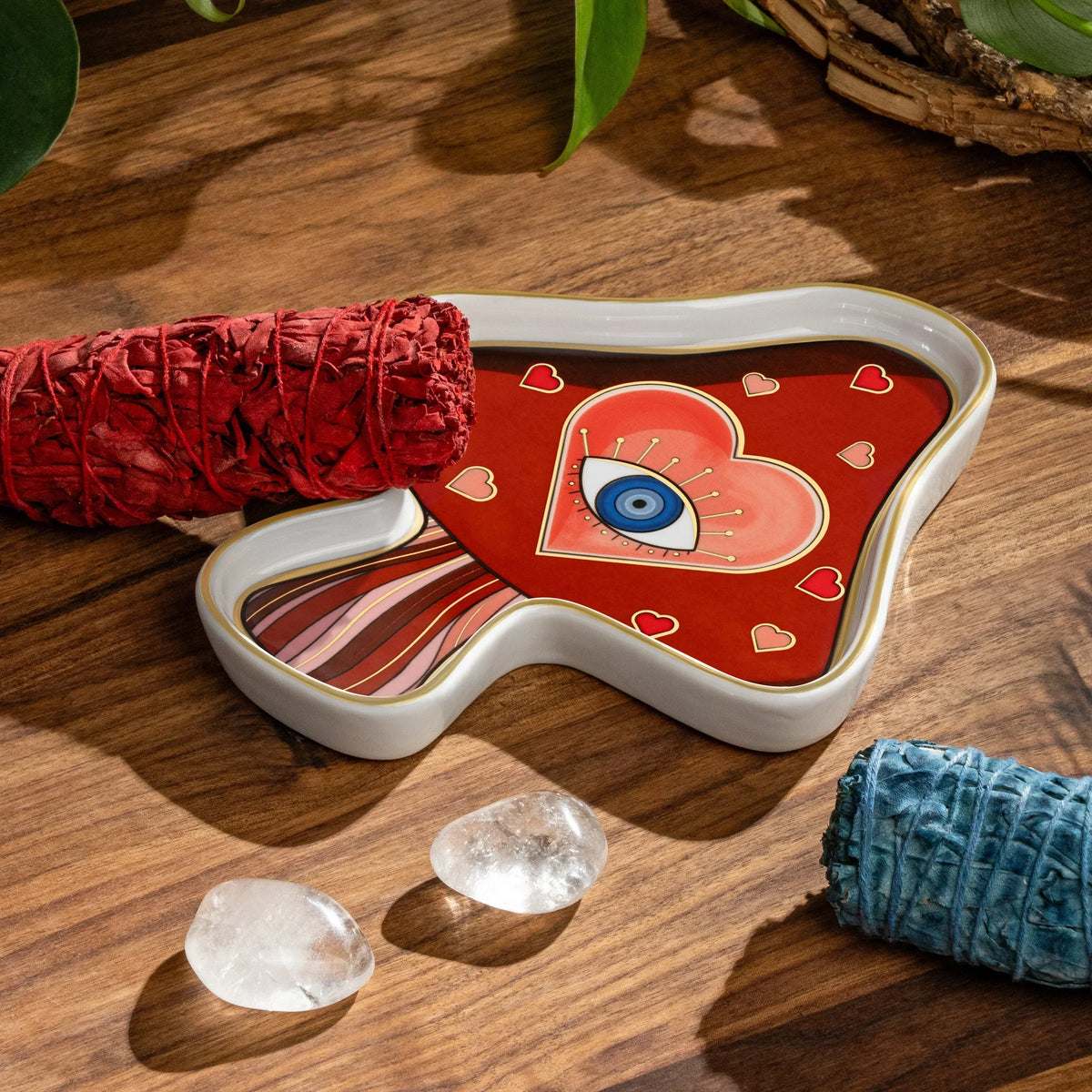 Emotional Harmony Red Mushroom Dragon’s Blood & Nag Champa Sage Box