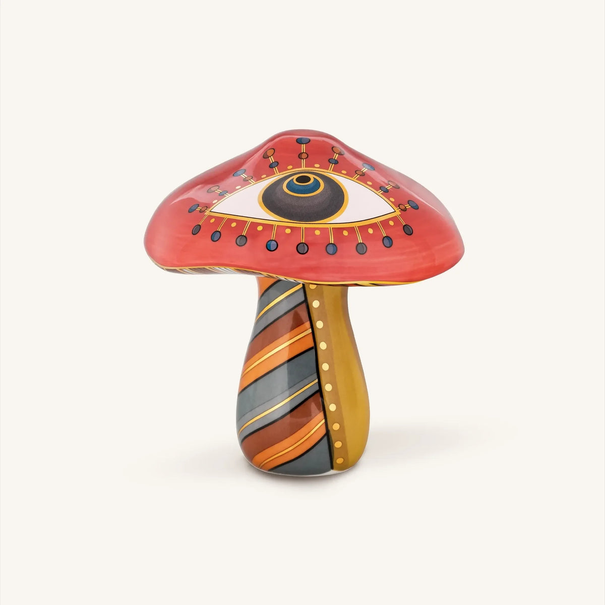 Insightful Journey - Evil Eye Mushroom Statue