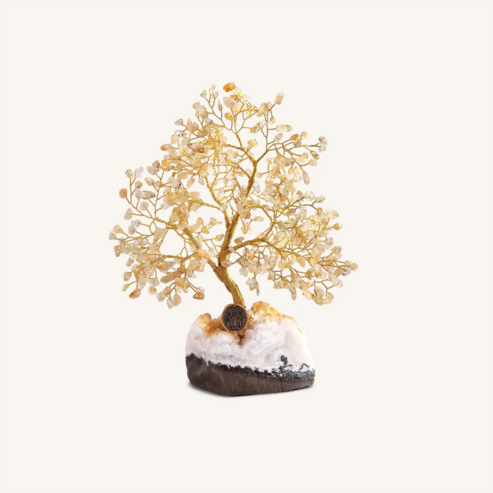 Prosperity Unfolded Citrine Feng Shui Tree