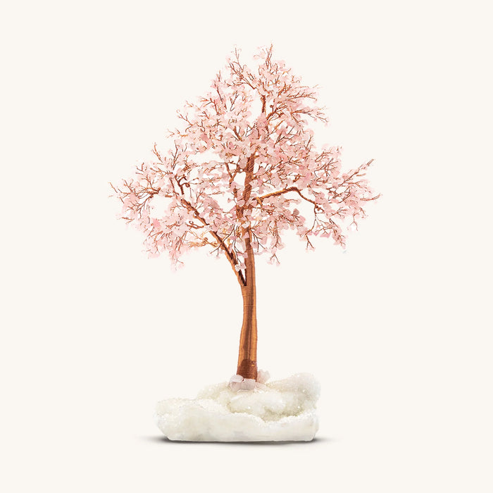 Radiate Love Rose Quartz Feng Shui Tree