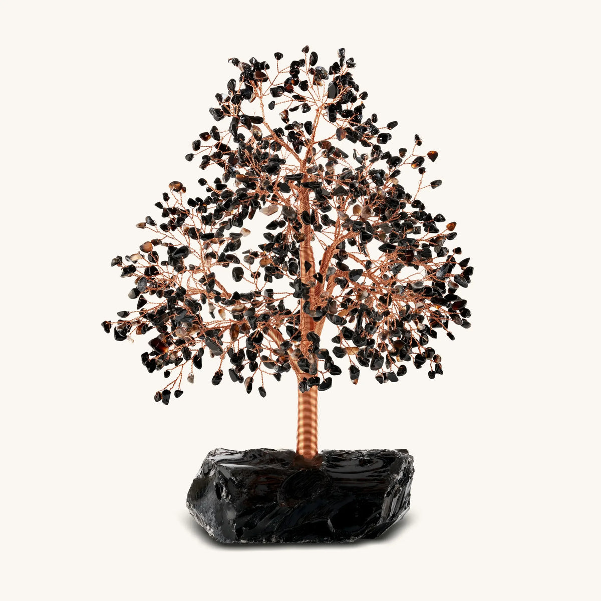 Grounded Awareness Black Onyx Feng Shui Tree