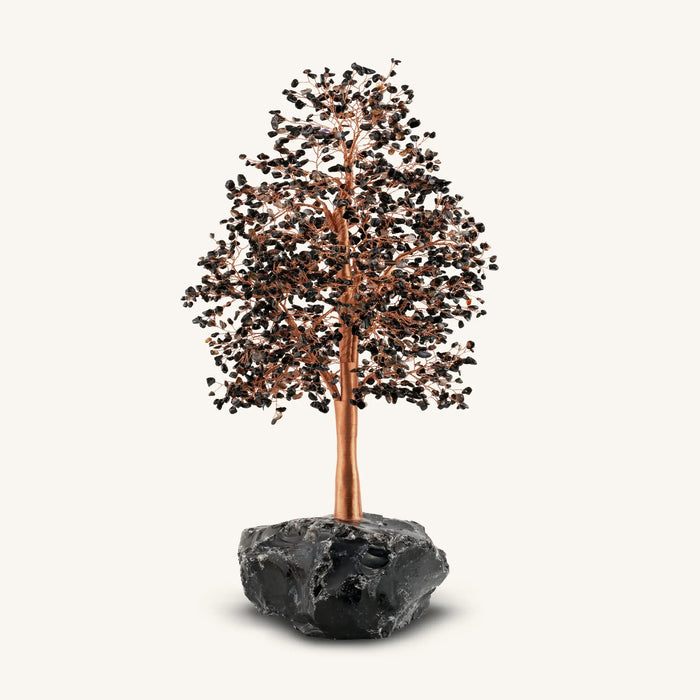 Infinite Awareness Black Onyx Feng Shui Tree