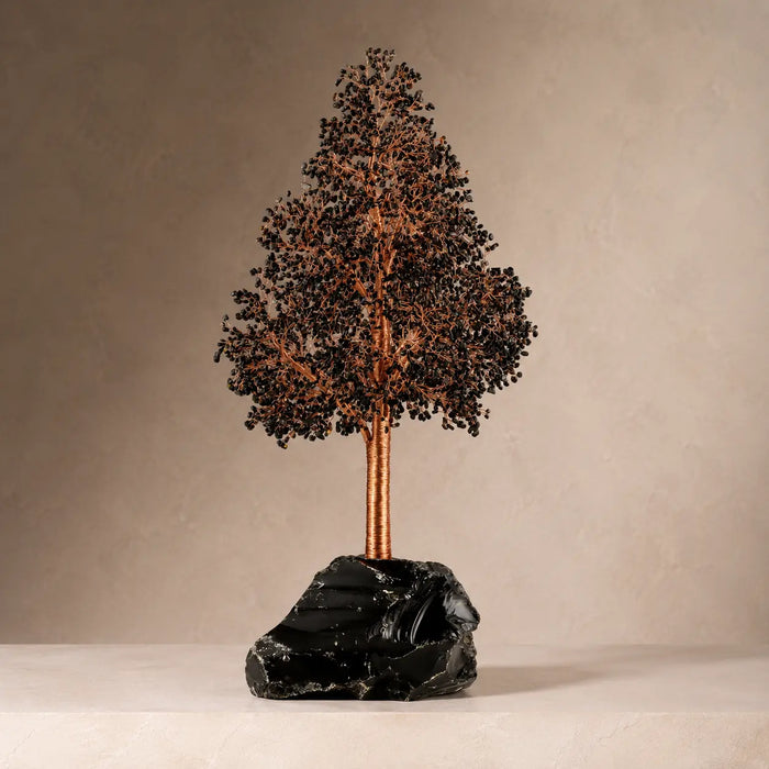 New Beginnings Black Onyx Feng Shui Tree