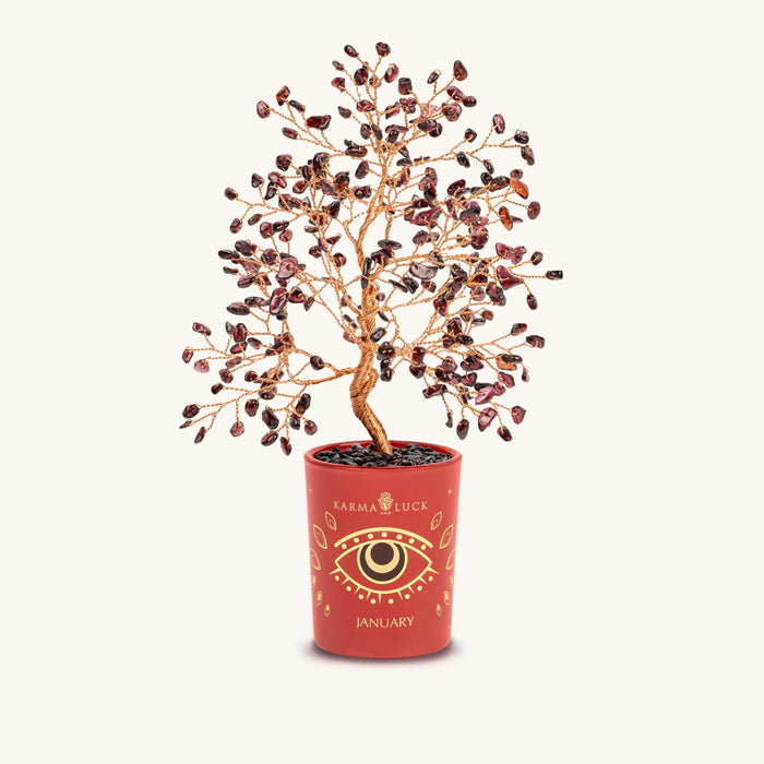 Ambitious Spirit Garnet January Birthday Tree