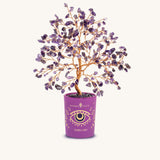 Compassionate Vibration Amethyst February Birthday Tree