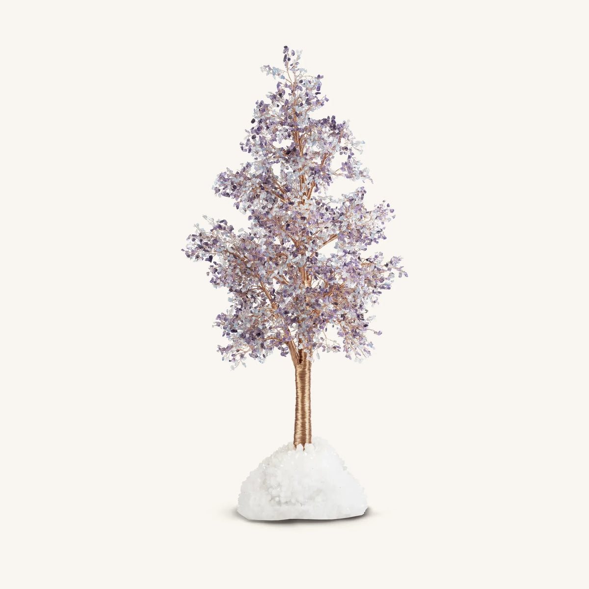 Exquisite Grace Aquamarine & Amethyst Feng Shui Tree