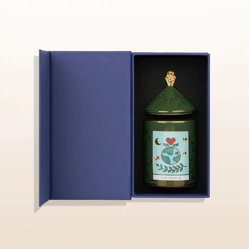 The World Tarot Candle and Statue Bundle