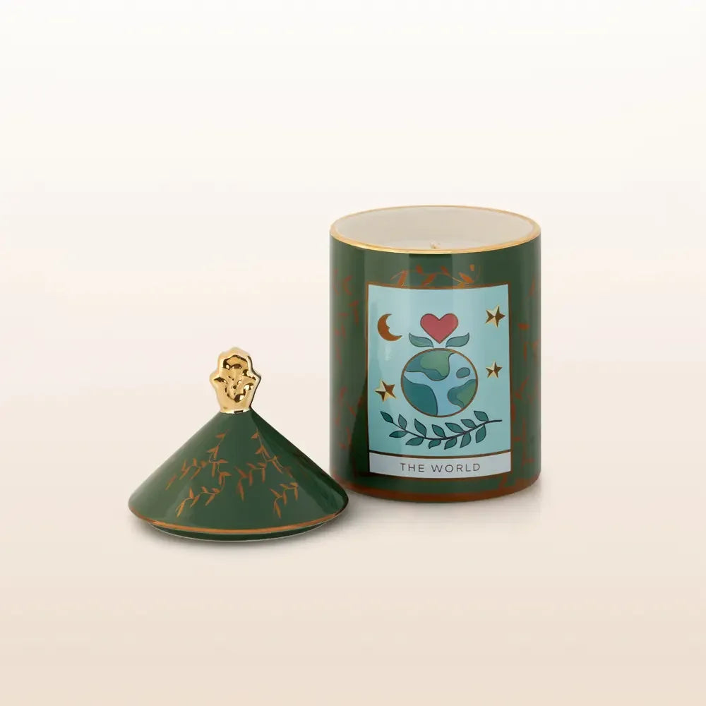 The World Tarot Candle and Statue Bundle