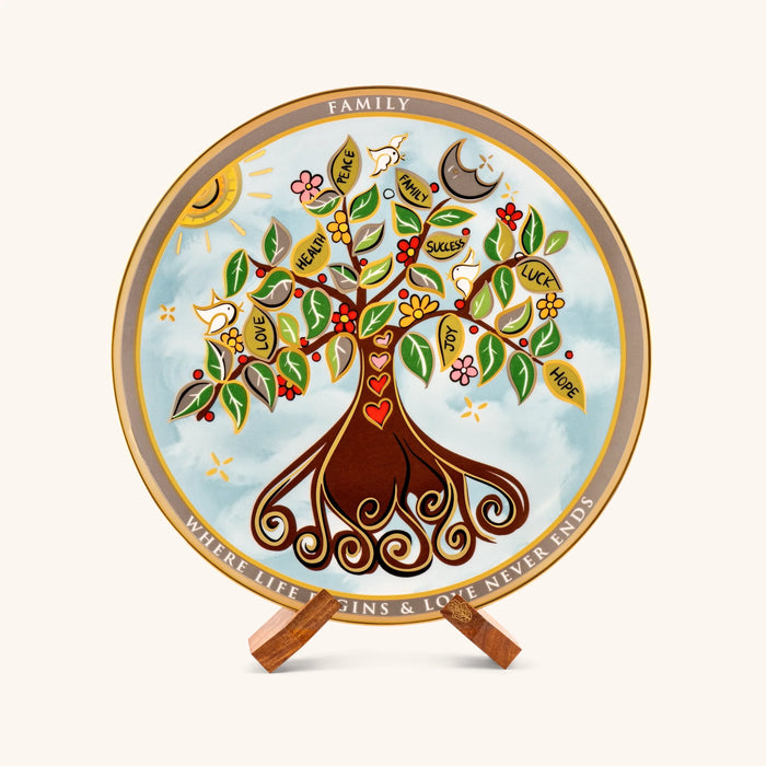 Nurtured Growth Tree of Life Plate
