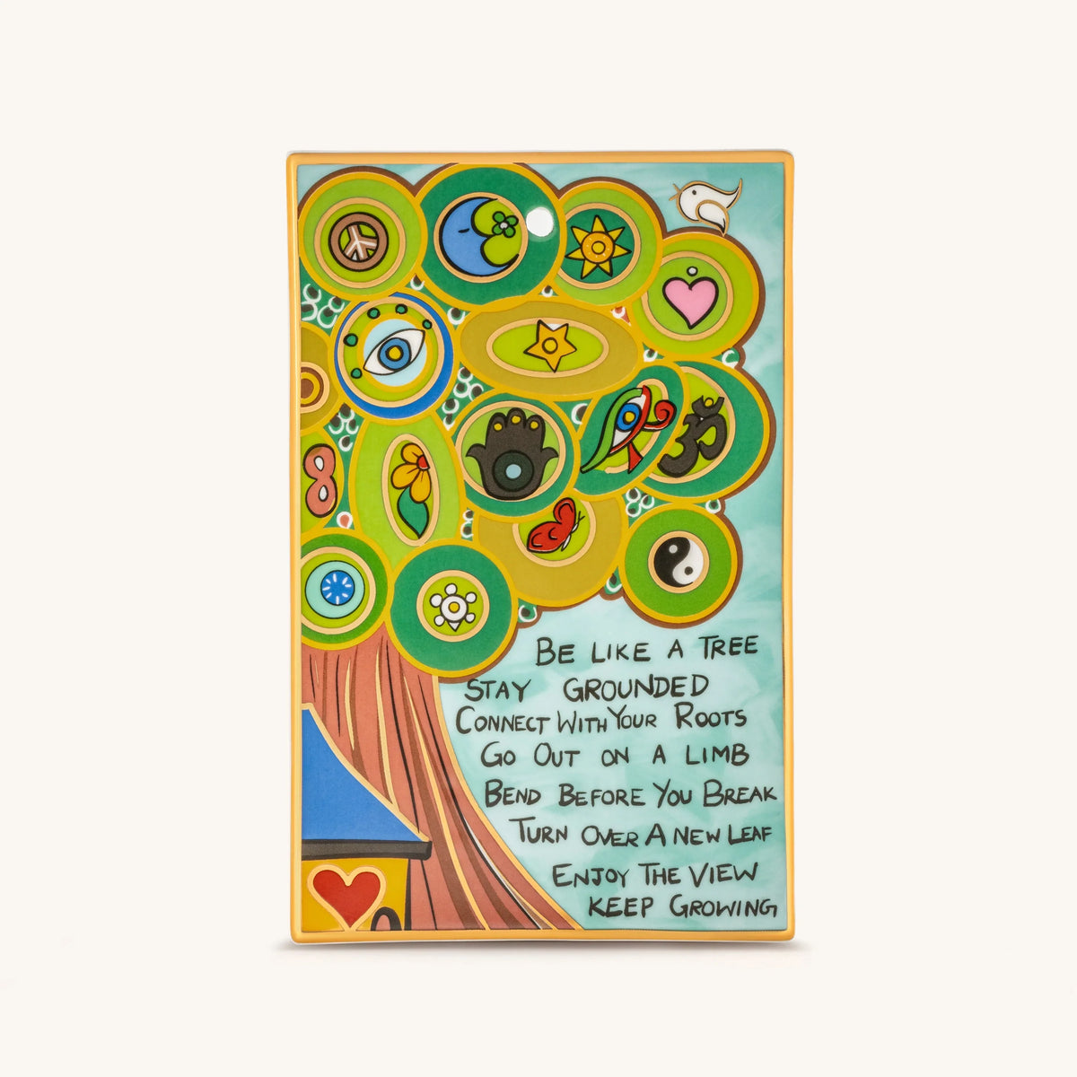 Deep Roots Tree of Life Ceramic Wall Tile