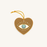 Brilliant Adoration Evil Eye Heart Ornament
