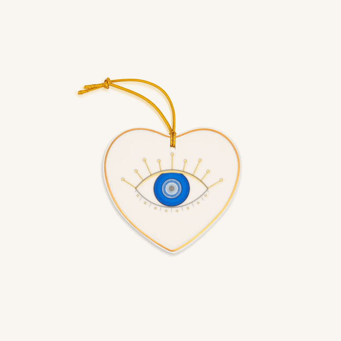 Unbreakable Bonds Evil Eye Heart Ornament