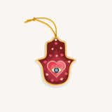 Boundless Bliss Hamsa Heart Evil Eye Ornament