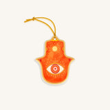 Vibrant Awakening Hamsa Evil Eye Ornament