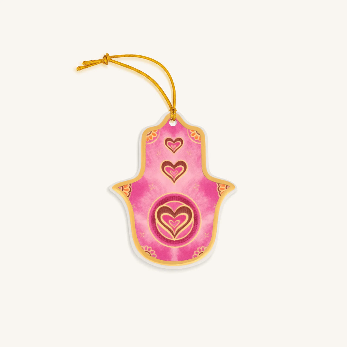 Blessed by Love Hamsa Heart Ornament