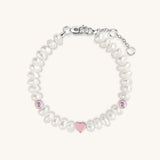 Pure Love - Evil Eye Pearl Bracelet