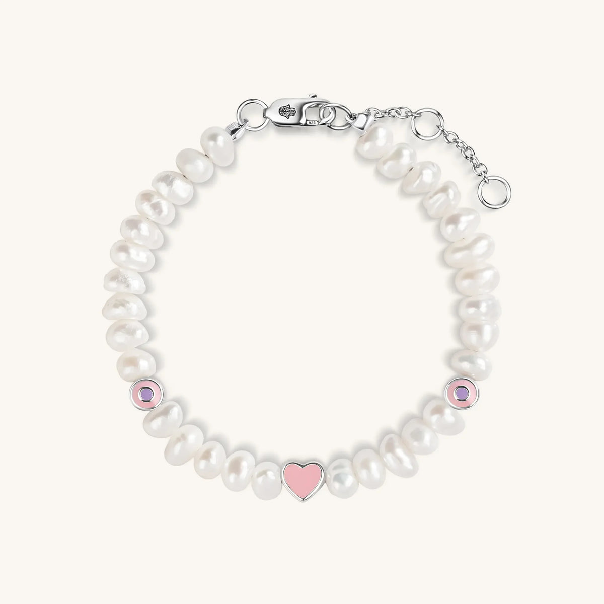 Pure Love - Evil Eye Pearl Bracelet