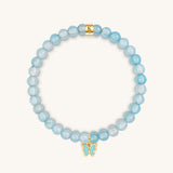 Soothing Imagination - Amazonite Butterfly Bracelet
