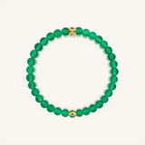 Lucky Bloom Emerald May Birthstone Evil Eye Kid's Bracelet